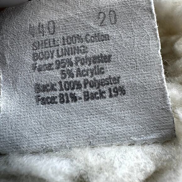 Vintage Levi's Sherpa Type III Trucker Vest 80s Jacket Denim Jean Blue L - Picture 6 of 8